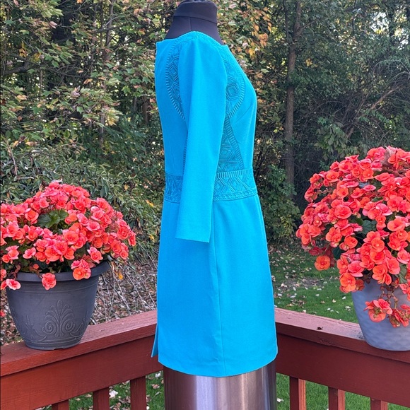 ANTONIO MELANI Vibrant Teal Dress-NWOT - Picture 4 of 11